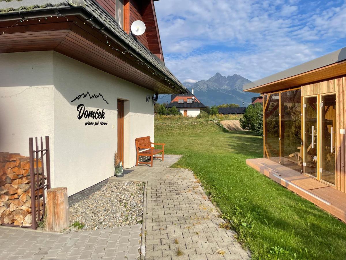 Domcek & Sauna Garden Стара Лесна Екстер'єр фото